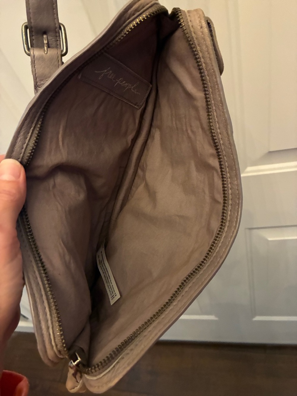 Free People Goat Leather Crossbody Sling Bag - Picture 5 of 12